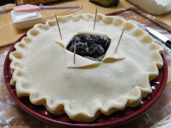 Blackberry Pie w/Brandied Whipped Cream | Webicurean