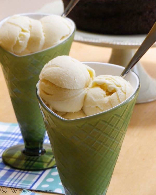 Buttermilk Ice Cream | Webicurean