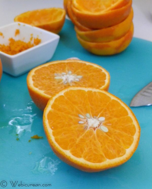 Tangerine Sorbet #SundaySupper | Webicurean