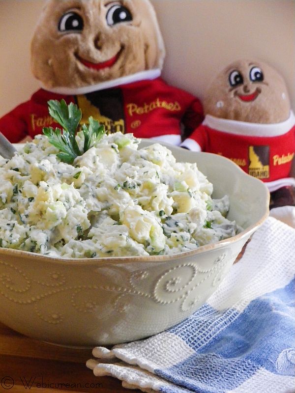 Nona's Potato Salad #SundaySupper | Webicurean