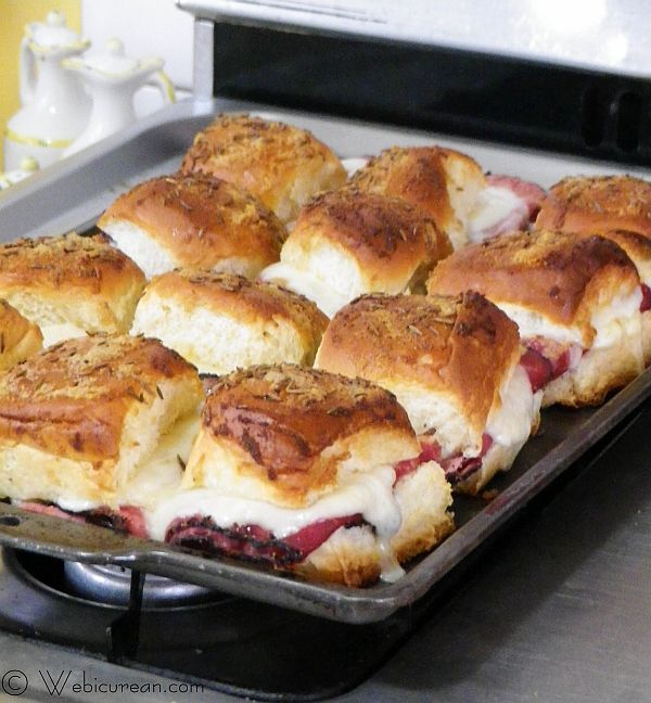 Hot Pastrami Sliders #SundaySupper | Webicurean
